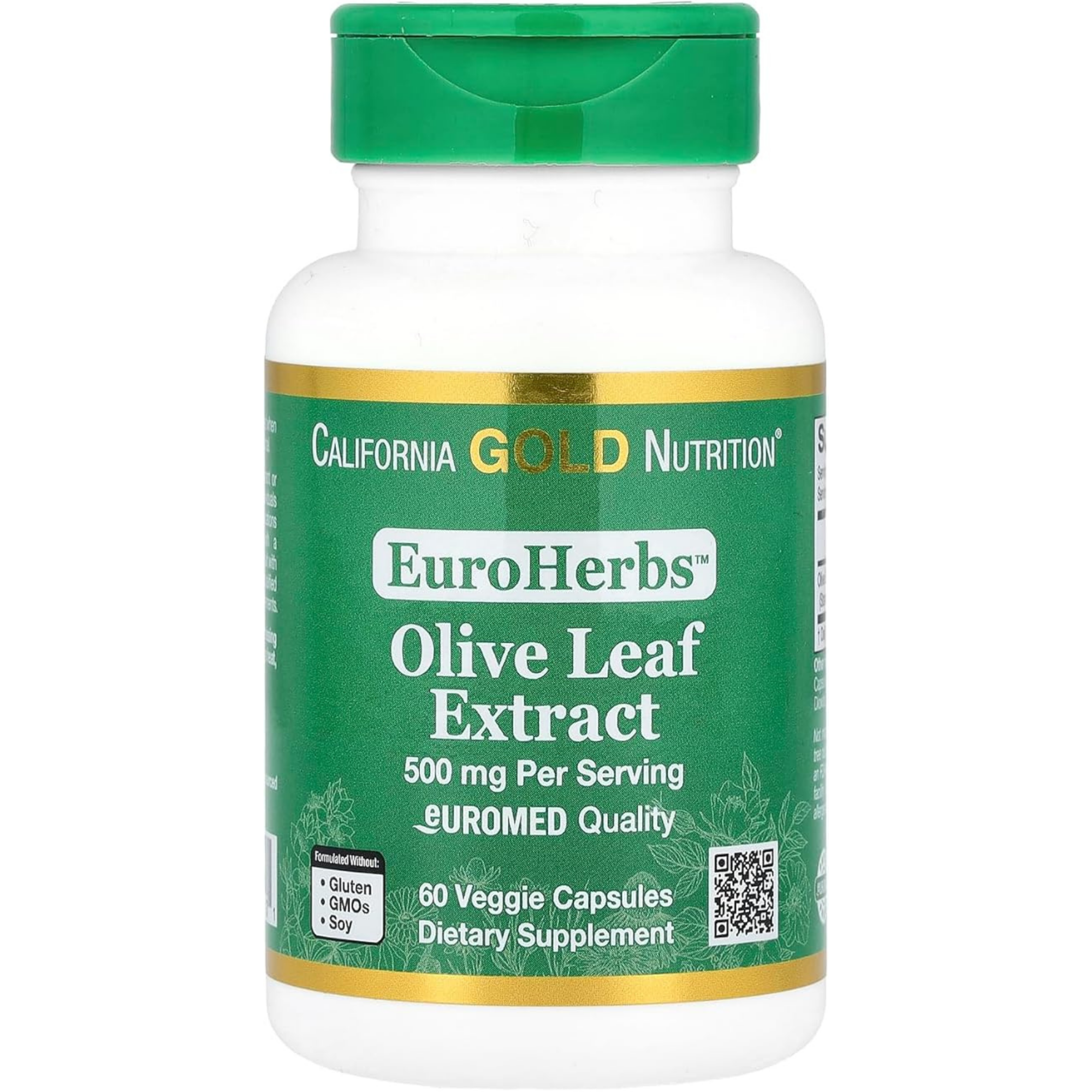 California Gold Nutrition EuroHerbs™ Panax Ginseng Ekstrakt – Vitamin ve Mineral Kompleksi – 250 mg