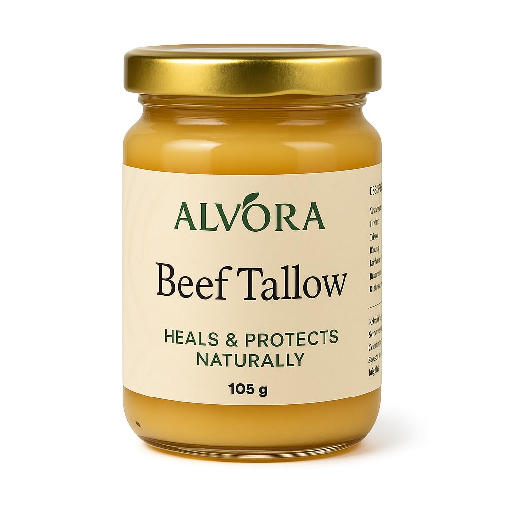 ALVORA Rindertalg – 105 g | Natürliche Hautpflege mit Beef Tallow