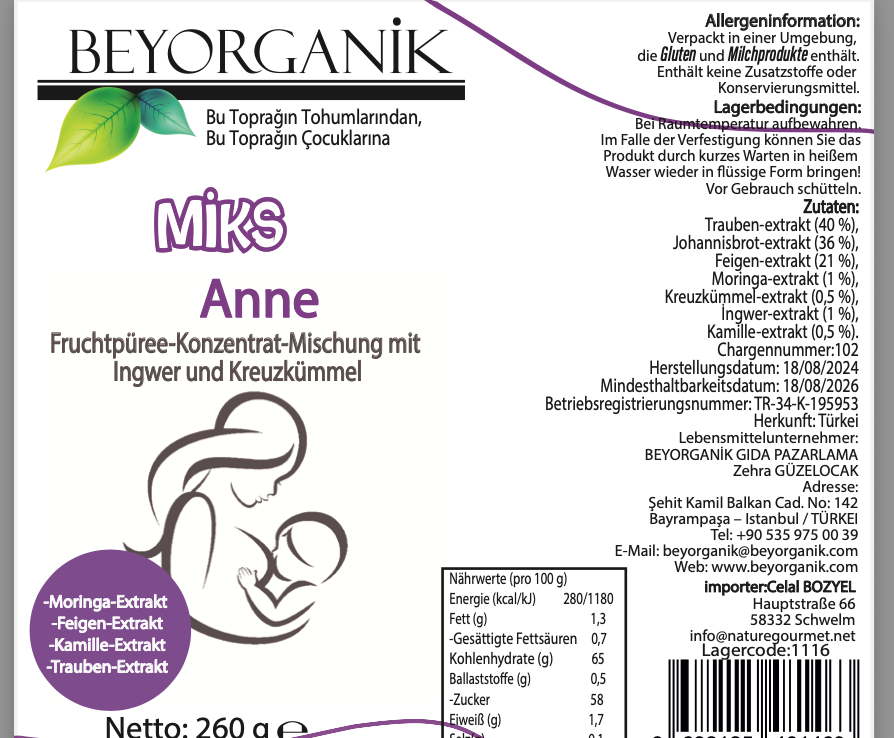 Organischer MOM'S Mix 315g