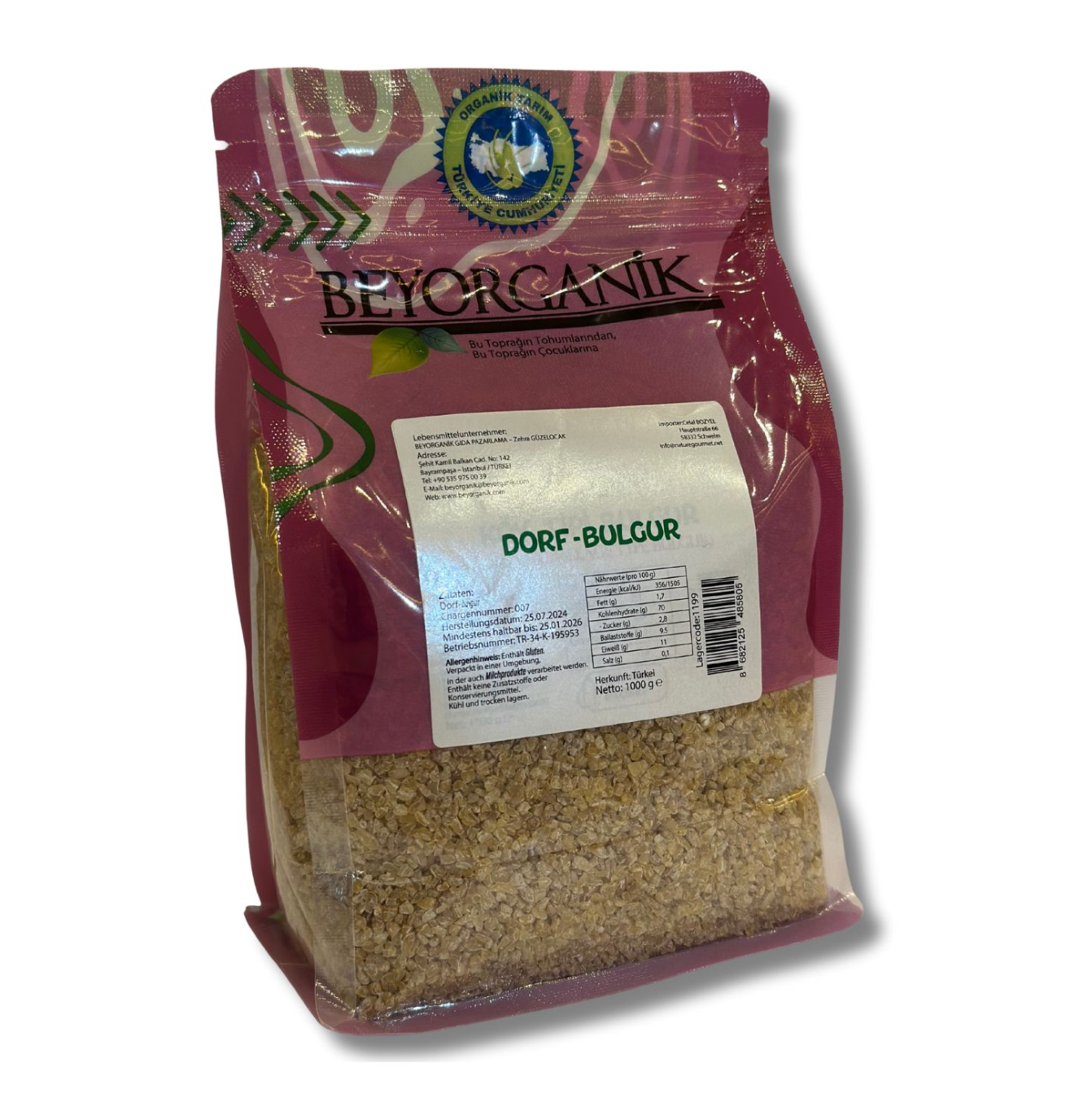 Dorf Bulgur - Beyorganik - Bio Türkischer Dorf-Bulgur 1 kg