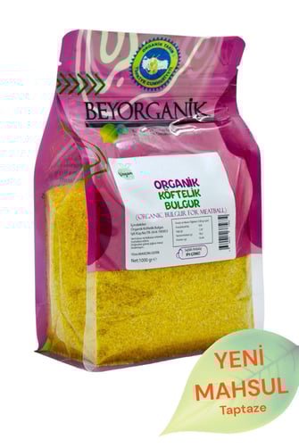 Beyorganik - Köftelik Bulgur - Organik Türk Köftelik Bulguru 1 Kg
