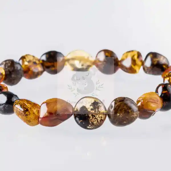 Yetişkinler için doğal bal taşlı kehribar bileklik