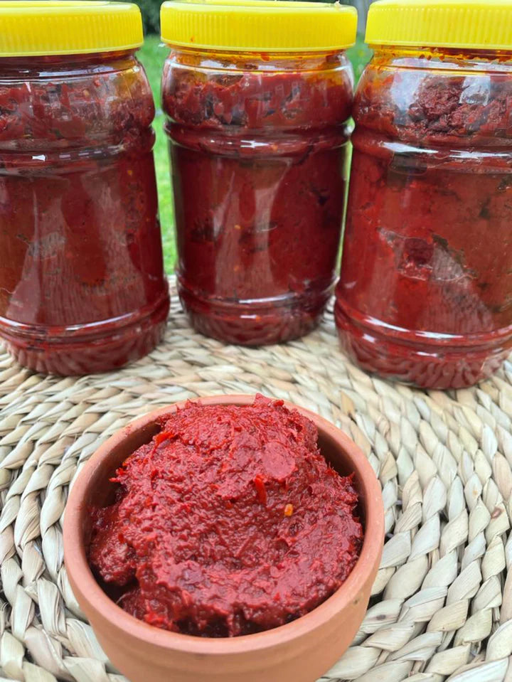 Antep Sonnengetrocknete Paprikapaste – Scharf 1 kg