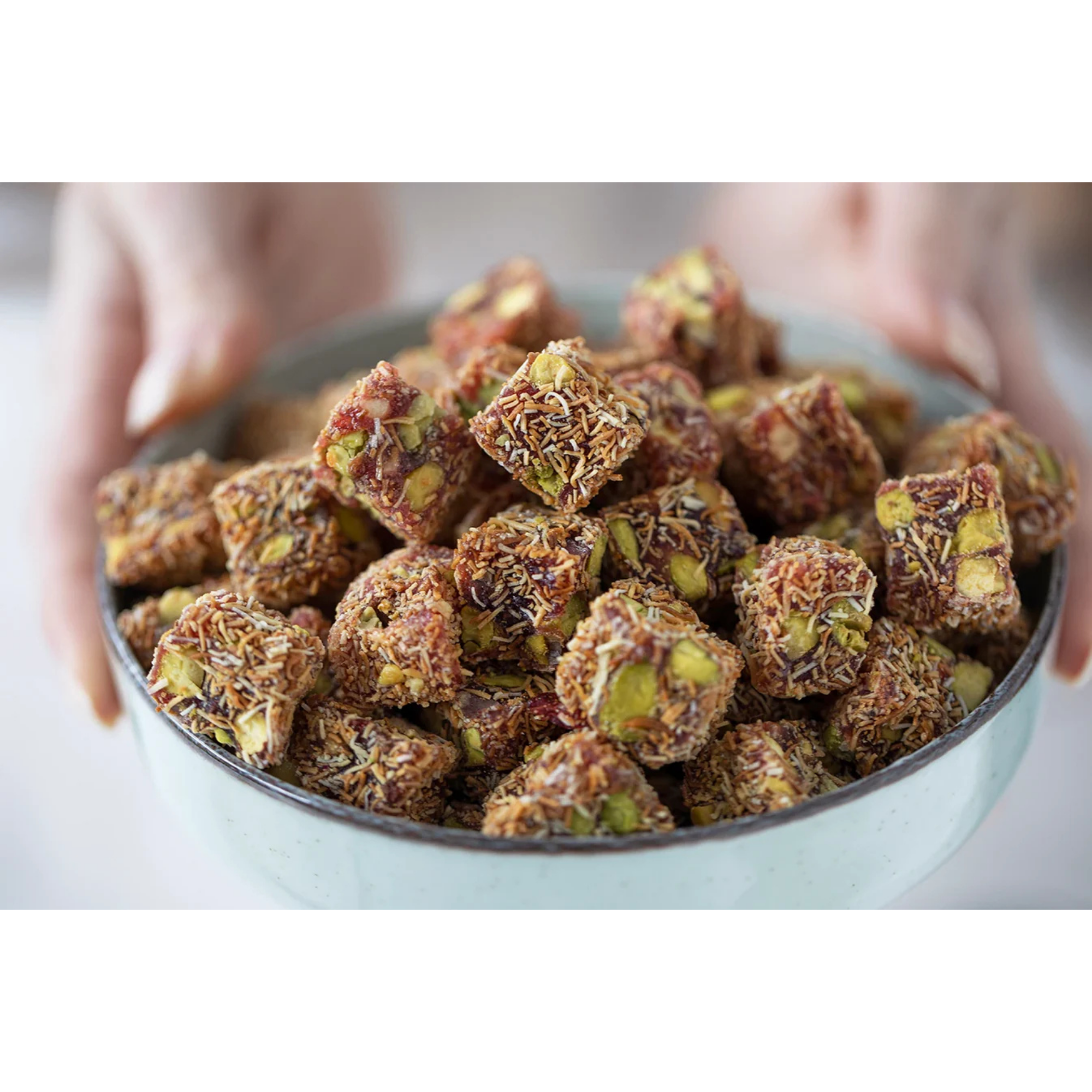 Servet Türkisch Lokum Granatapfel und Pistazien mit Kadayıf - 400 g