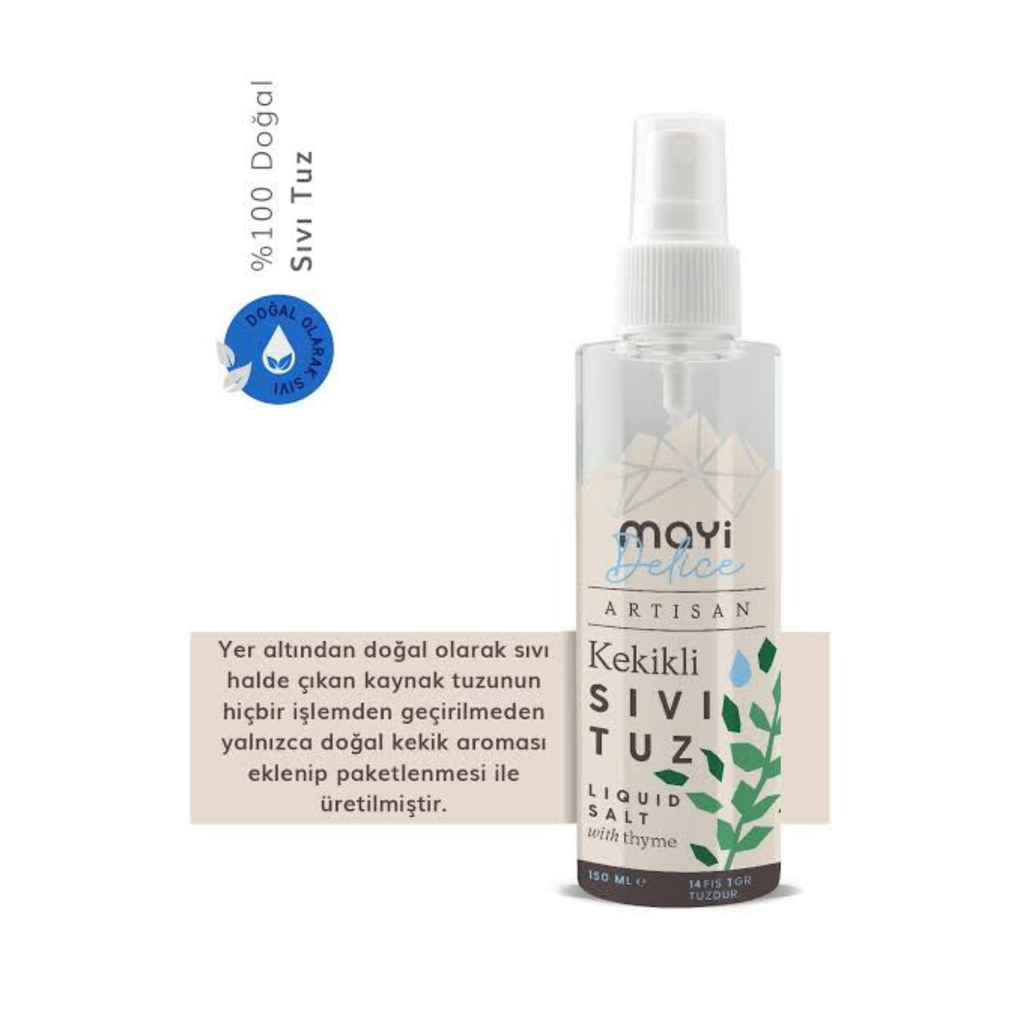 MAYI - Flüssiges Salz mit Thymian 150 ml