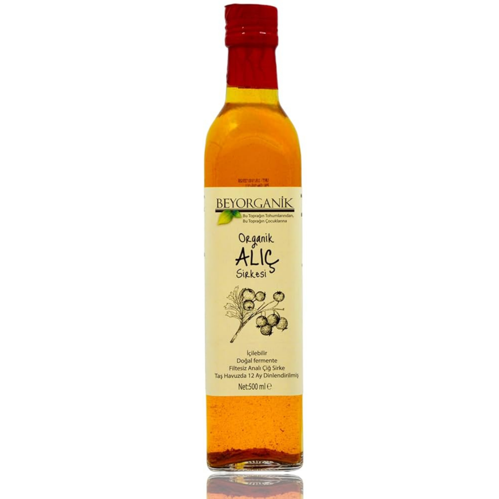 Beyorganik Weißdorn Essig Bio 500 ml
