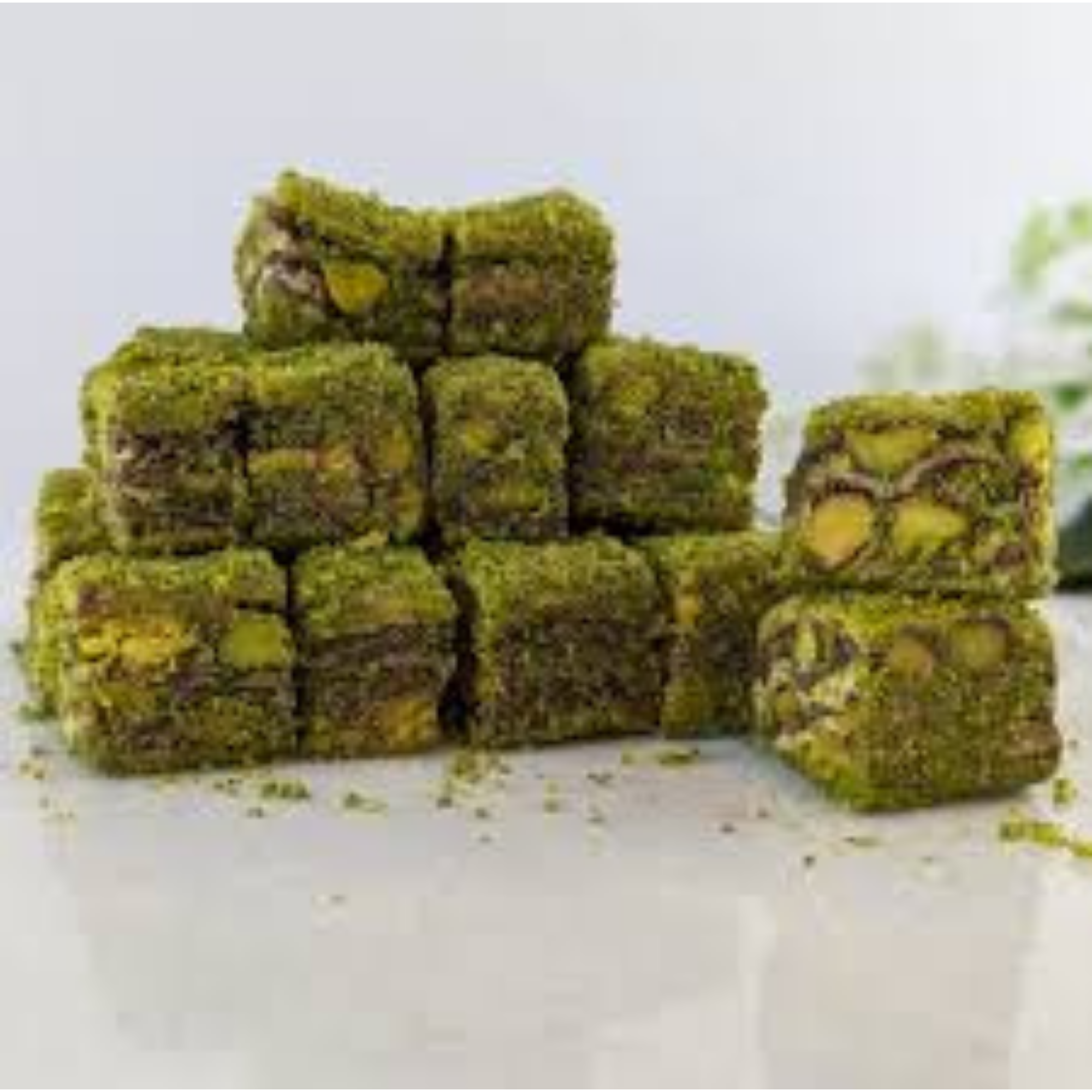 Türkisch Delight mit Pistazien und Schokoladen-Baklava-Scheibe 250 g