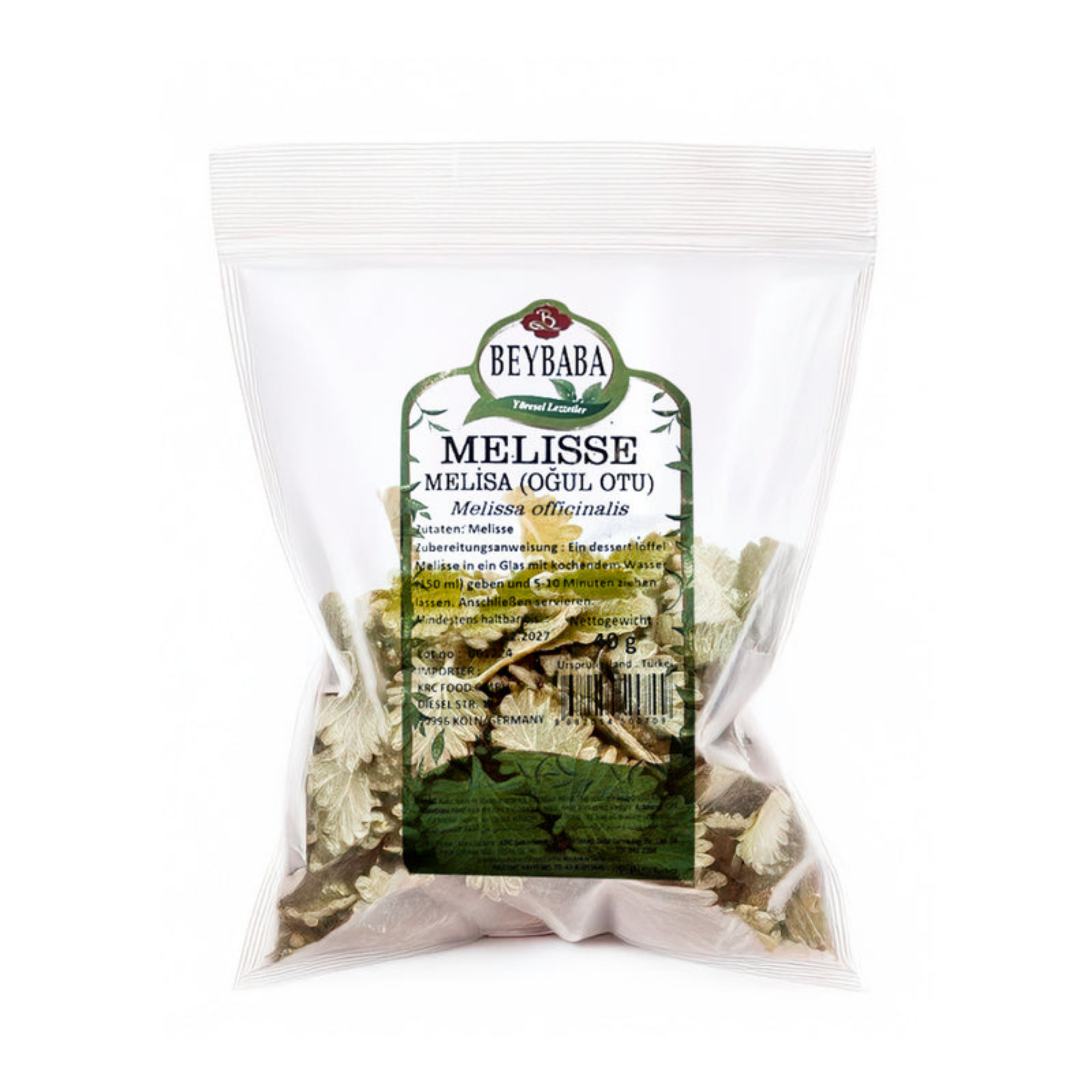 Beybaba Melisse – Melisa (Oğul Otu) – 40 g