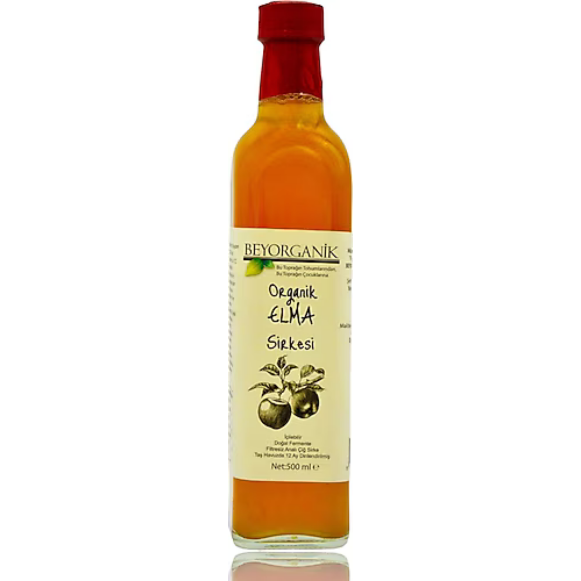 Beyorganik- Bio Apfelessig mit Mutter- 500ml