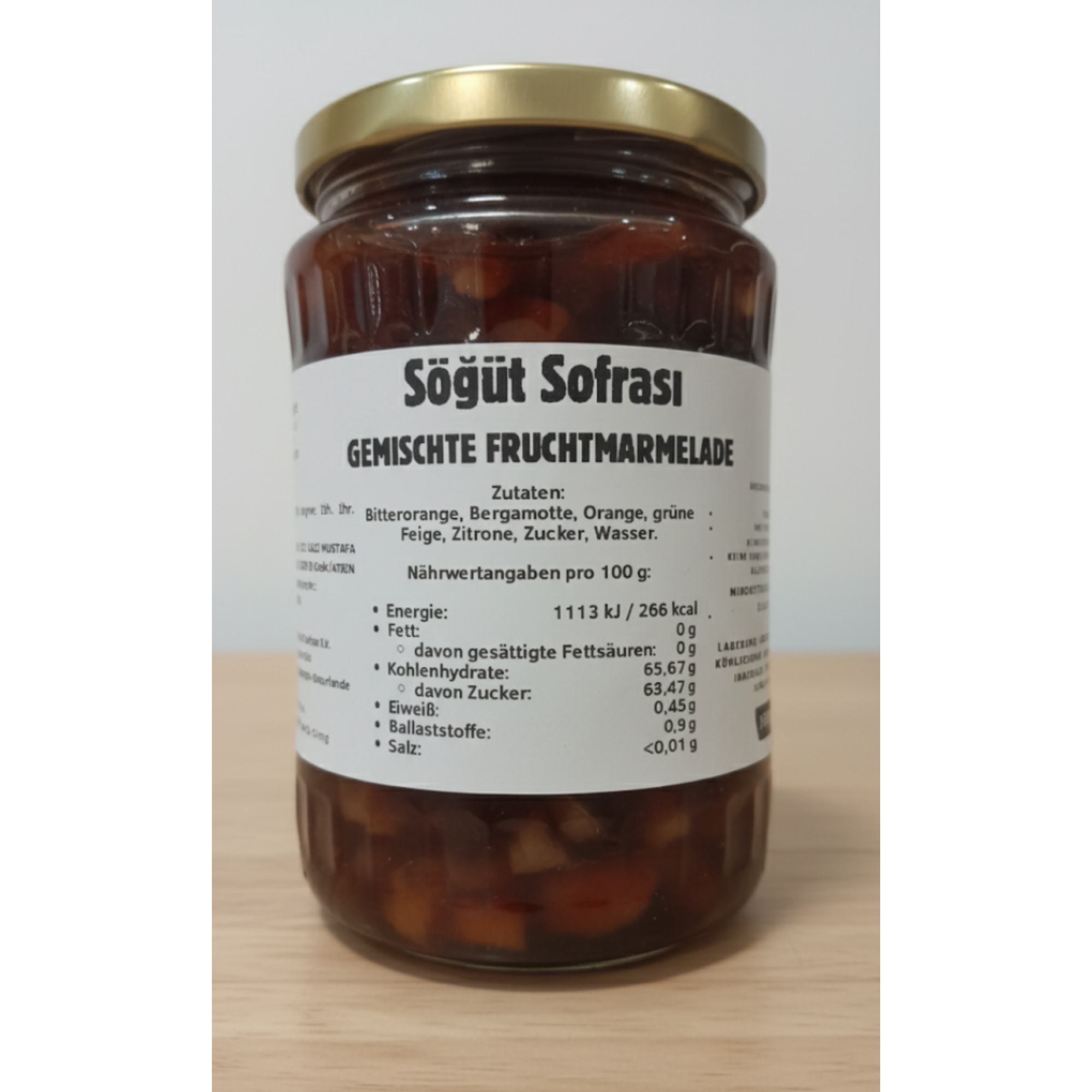 Söğüt Sofrası Gemischte Frucht Marmelade 750 g