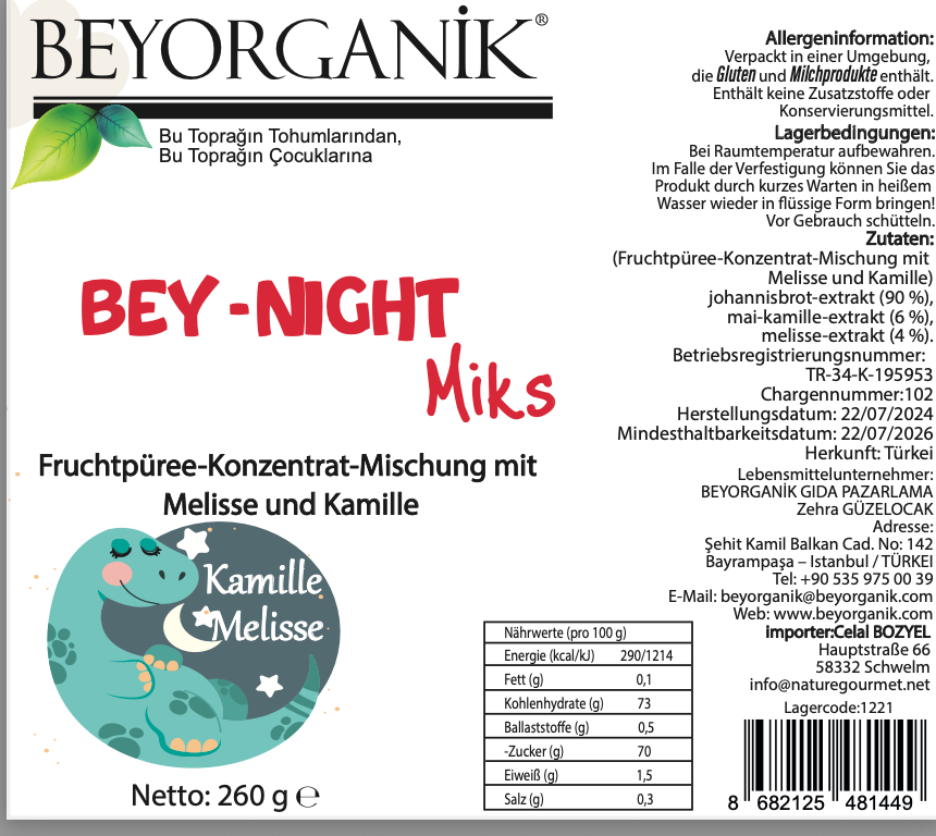 Beyorganik Bey-Organik Night Mix