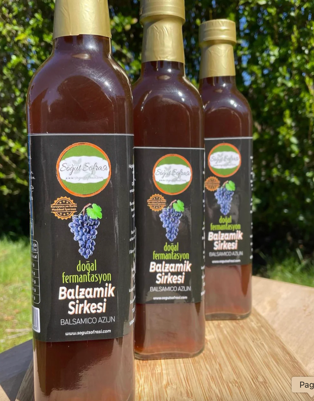 Söğüt Sofrası Balsamico Essig Aus Trauben 500 ml