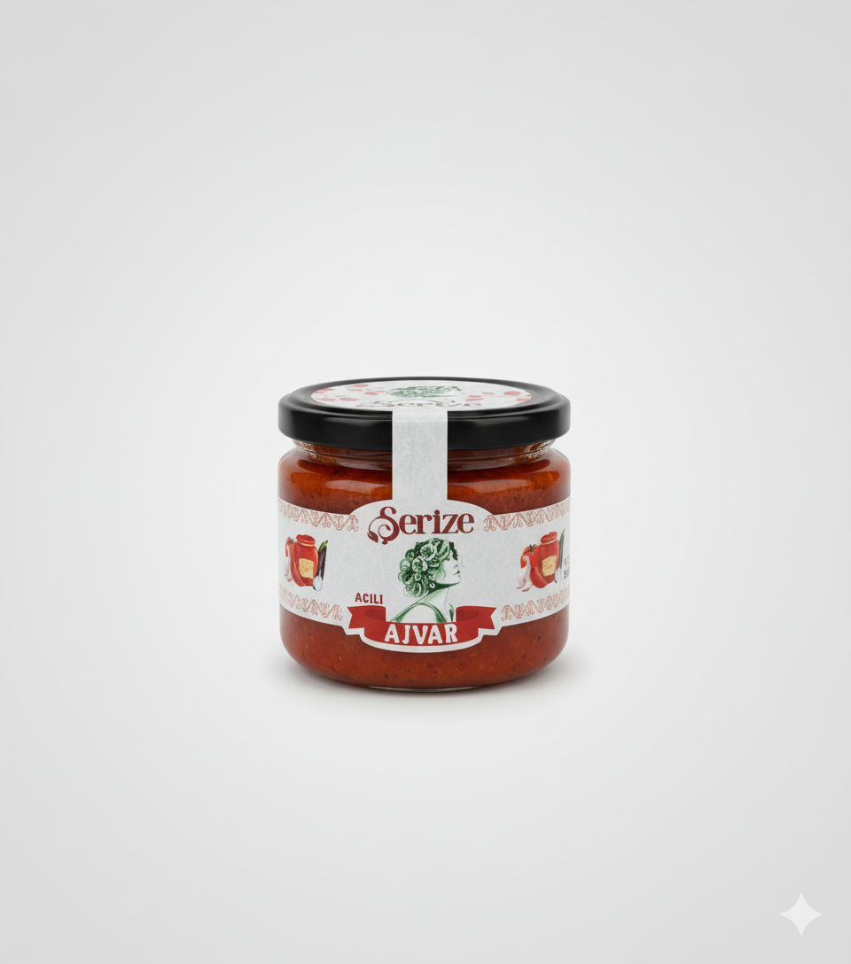 Serize Acılı Ajvar Sos – 300 g