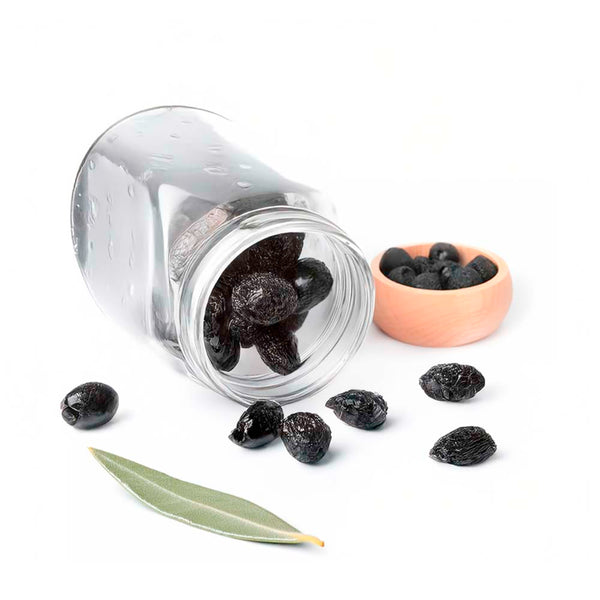 Gemlik Trockene Sele Schwarze Oliven (Salzfrei) – 600 g