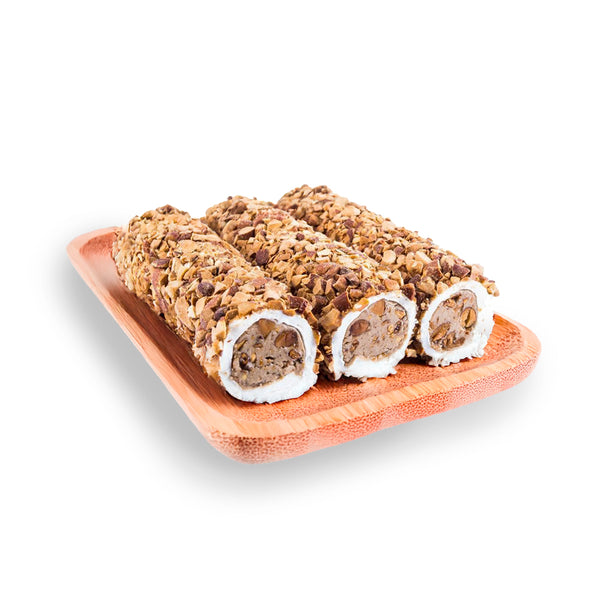 Türkisch Delight mit spezieller Mandelfüllung, gerollt 250g