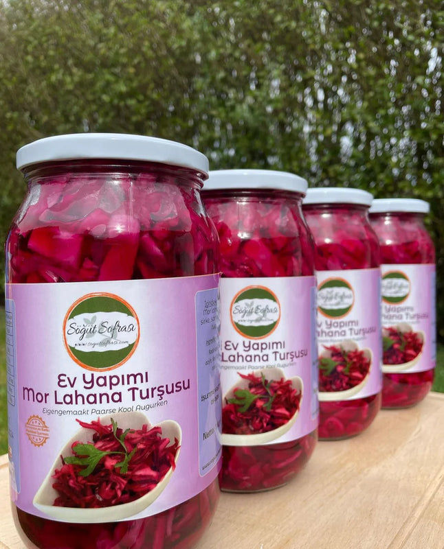 Söğüt Sofrası Hausgemachte Eingelegte Rotkohl 1 kg